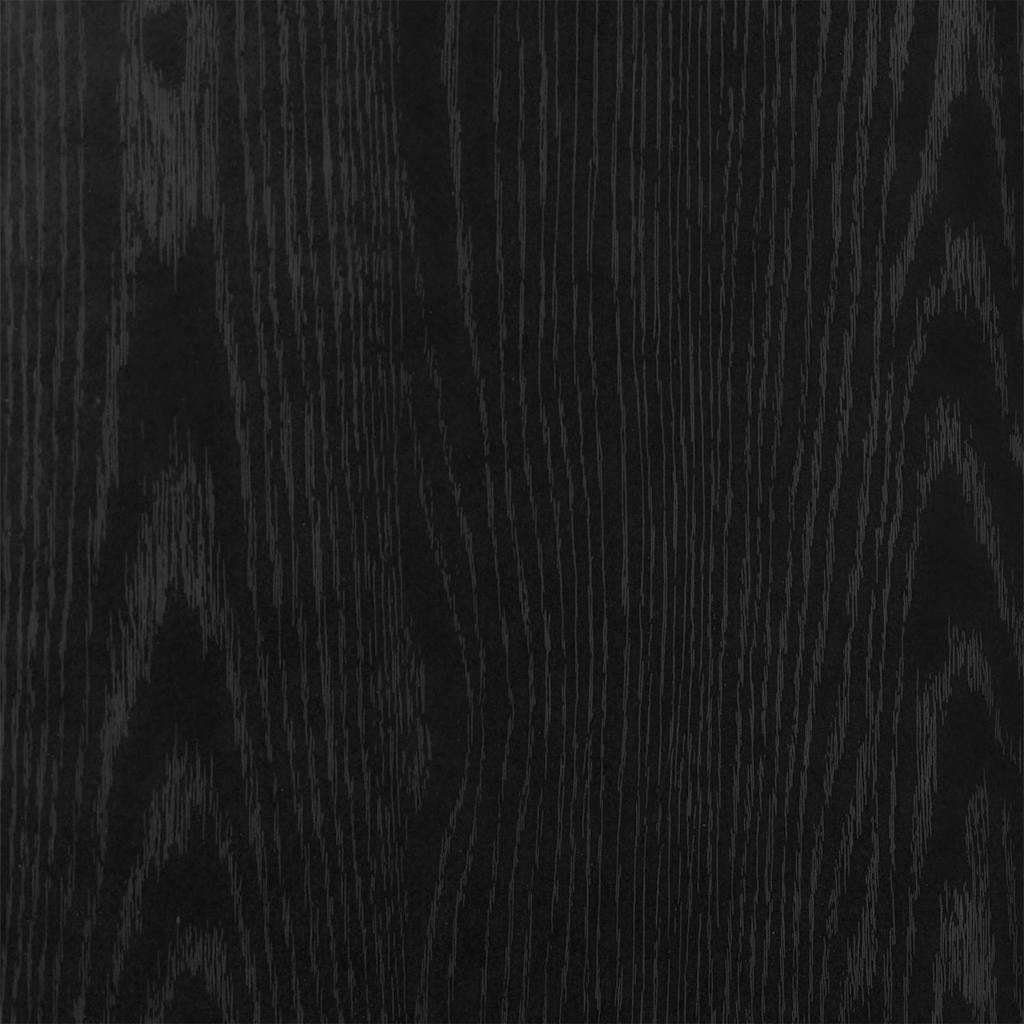 Sideboard Schwarz Eiche 102x37x75,5 cm Engineered Wood